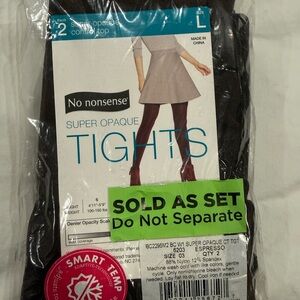No Nonsense Women's Super Opaque Tights